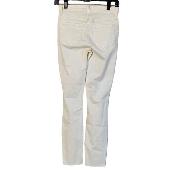 L’AGENCE Margot High Rise Destroyed Knee Vintage Off Skinny Jeans Sz 25 NWT - Picture 9 of 12